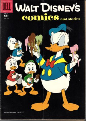 🐭✨ Walt Disney's Comics and Stories #214 (1958) ✨🎉