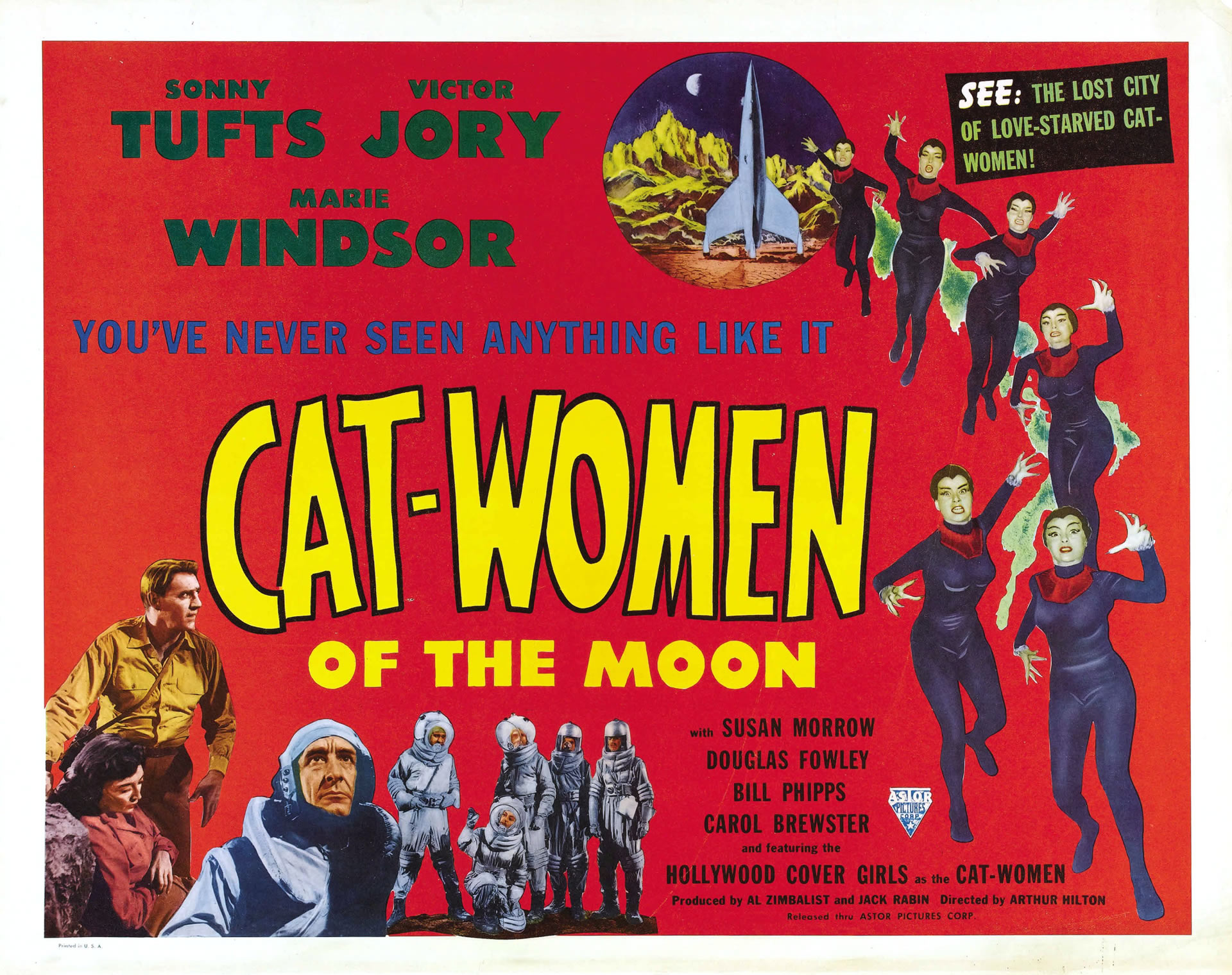 Cat-Women of the Moon 1953 promotional poster